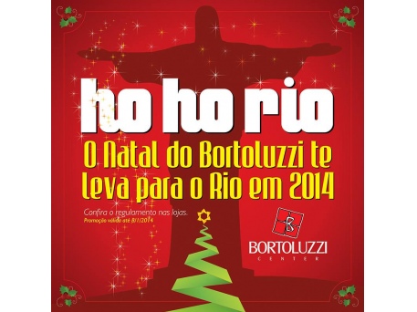 O Bortoluzzi Center te leva para o Rio em 2014  Promoo de Natal - veja as fotos